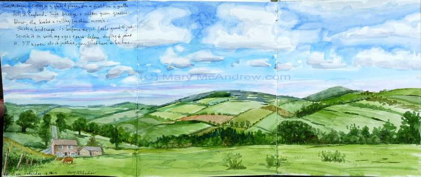 "Fields above Edlingham"