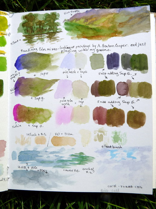 Watercolor Lesson – Color Practice « Mary McAndrew